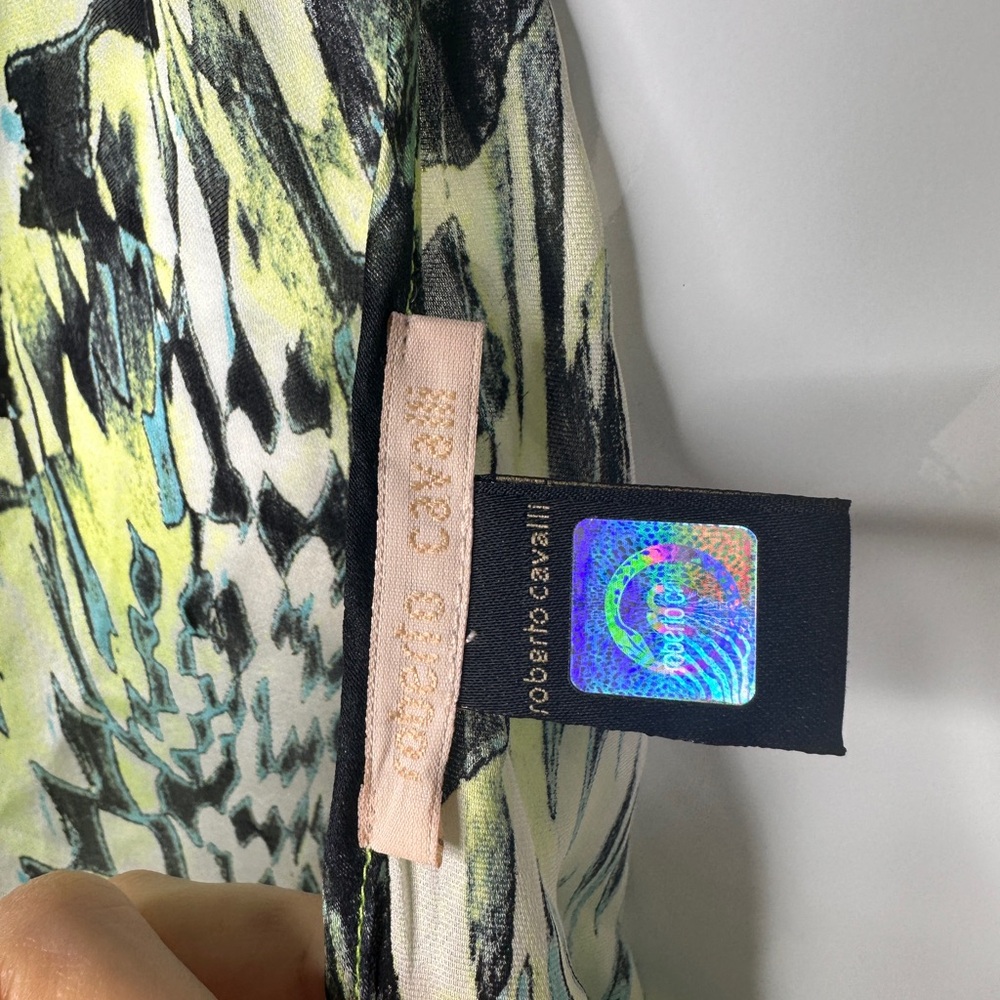 Roberto Cavalli 2003 psychedelic silk top - Picture 5 of 7